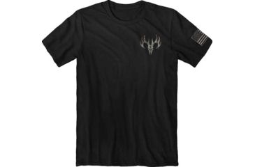 Image of Buck Wear T-shirt ''faith Family Flag Freedom'' Black Med