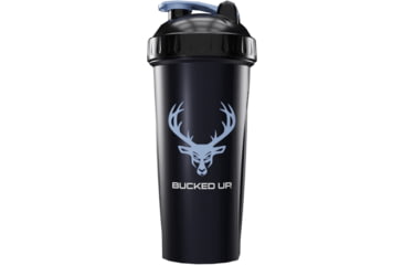 Image of Bucked Up 28 oz Perfect Shaker, Black/Blue, 9000139
