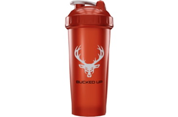 Image of Bucked Up 28 oz Perfect Shaker, Red/White, 9000209