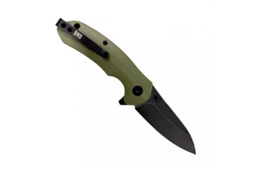 Image of BucknBear Button Lock Raven Knife Od Green - BNB2024G