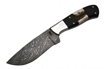 Image of BucknBear Cowboy Hunter Fixed Knife, Silver Blade, NSN N BNB15246