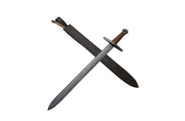 Image of BucknBear Damascus Roman Sword, Silver Blade, NSN N BNB81203SW