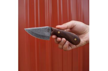 Image of BucknBear Wild Skinner with Walnut Wood Handle, Silver, Wood, BNB134660