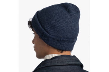 Image of Buff Knitted Beanie, Jarn Denim, 129618.788.10.00