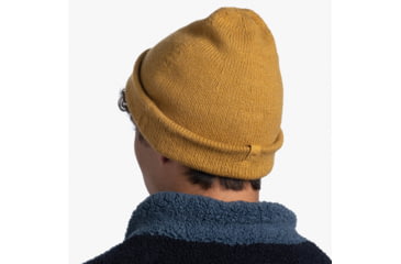 Image of Buff Knitted Beanie, Jarn Ocher, 129618.105.10.00