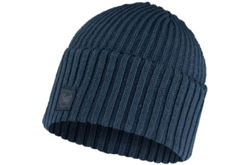 Image of Buff Knitted Beanie, Rutger Steel Blue, 129694.701.10.00