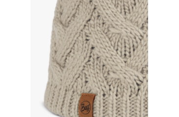 Image of Buff Knitted &amp; Fleece Beanie, Caryn Ecru, 123515.014.10.00