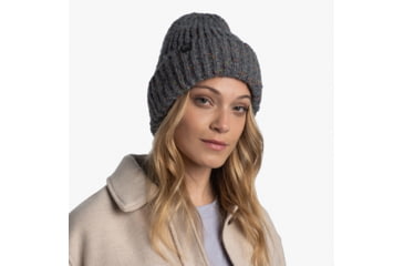 Image of Buff Knitted &amp; Fleece Beanie, Grey, 129698.937.10.00