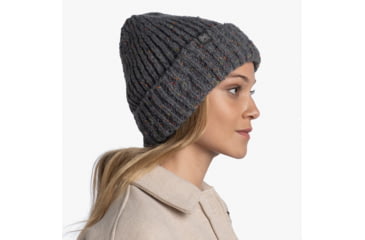 Image of Buff Knitted &amp; Fleece Beanie, Grey, 129698.937.10.00