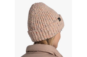 Image of Buff Knitted &amp; Fleece Beanie, Pale Pink, 129698.508.10.00