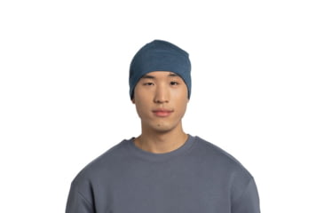 Image of Buff Merino Midweight Beanie Melange Hat -Unisex, Tempest, 118007.759.10.00