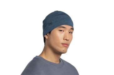 Image of Buff Merino Midweight Beanie Melange Hat -Unisex, Tempest, 118007.759.10.00