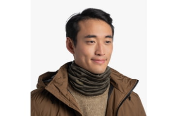 Image of Buff Merino Midweight Neckwear, Bark, 113023.843.10.00