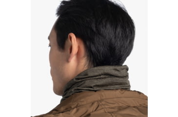 Image of Buff Merino Midweight Neckwear, Bark, 113023.843.10.00