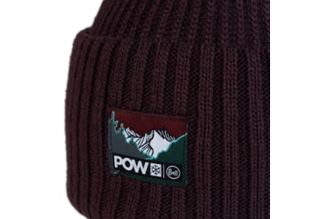 Image of Buff Pow Knitted Beanie Rutger Pow Shadow Purple Hat -Unisex, Malachite Green, 134706.812.10.00