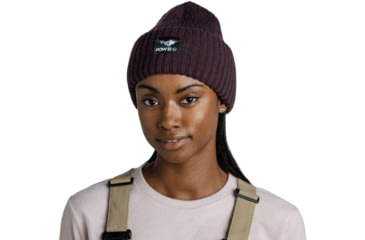 Image of Buff Pow Knitted Beanie Rutger Pow Shadow Purple Hat -Unisex, Malachite Green, 134706.812.10.00
