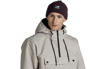 Image of Buff Pow Knitted Beanie Rutger Pow Shadow Purple Hat -Unisex, Malachite Green, 134706.812.10.00