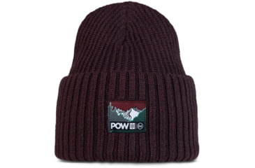 Image of Buff Pow Knitted Beanie Rutger Pow Shadow Purple Hat -Unisex, Malachite Green, 134706.812.10.00