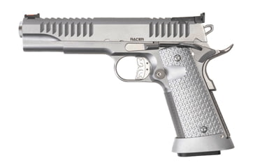 Image of BUL Armory USA 1911-Racer Pistol, .40 S&amp;W, 5in barrel, stainless steel frame, custom aluminum grip, recoil operated semi-automatic, fiber-optic front, adj. target rear, 8 round magazine, BUL-1911 RC-40SW-5-1-FRRMPG