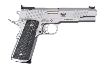Image of BUL Armory USA 1911-Trophy Pistol, .45 ACP, 5in barrel, stainless steel frame, custom G10 grip, recoil operated semi-automatic, fiber-optic front, adj. target rear, 8 round magazine, BUL-1911 TY-45-5-1-FRRMPG