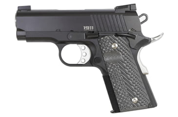 Image of BUL Armory USA 1911-Ultra Pistol, 9mm Luger, 3.25in barrel, matte black aluminum alloy frame, custom G10 grip, recoil operated semi-automatic, white dot front, adjustable rear, 8 round magazine, BUL1911UA9MM3.251FRRMPG