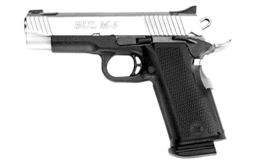 Image of BUL Armory USA M-5-V-Jet Pistol, 9mm Luger, 4.3in barrel, polymer double column frame, polymer grip, recoil operated semi-automatic, fixed front and rear, 18 round magazine, BULM5VJET9MM4.31FRRMPG