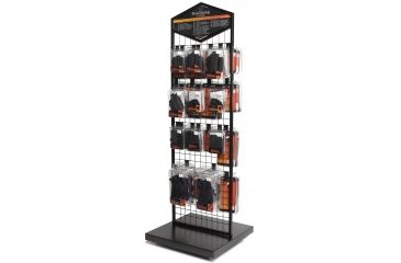 Image of Bulldog Cases &amp; Vaults 58 Piece Holster Display, with Deluxe Black Display Rack BD-058R