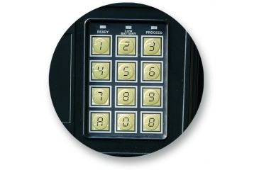 Image of Bulldog Cases 57x20x16 Standard Floor Vault w/ Digital Lock - black