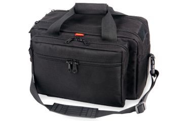 Image of Bulldog Cases & Vaults X-Large Deluxe Range Bag, Black w/ Pistol Rug BD905