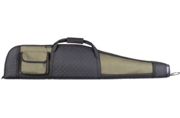 Image of Bulldog Cases &amp; Vaults Armor Rifle Case 48'' Green W/ Blk Extra Thick Pad