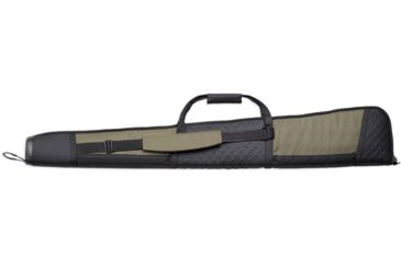 Image of Bulldog Cases &amp; Vaults Armor Shotgun Case 52'' Green W/ Blk Extra Thick Pad