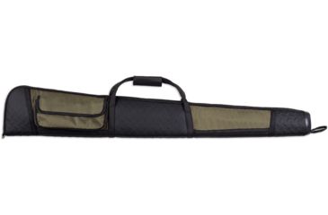 Image of Bulldog Cases &amp; Vaults Armor Shotgun Case 52'' Green W/ Blk Extra Thick Pad