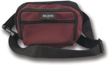 Image of Bulldog Cases &amp; Vaults Fanny Pack Holster - Burgundy with Black Trim, Large BD875