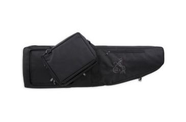 Image of Bulldog Cases &amp; Vaults Colt Elite Double Tactical Case w/ Range Bag Pocket, Black, 43in CLT30-43