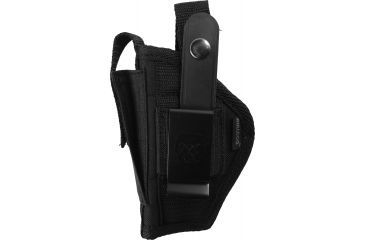 Image of Bulldog Cases &amp; Vaults Extreme Belt and Clip Ambi Holster, Black - Sub Compact Autos w/ 2-3in. BBL FSN-20