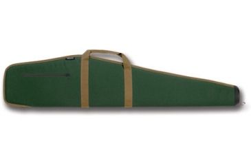 Image of Bulldog Cases &amp; Vaults Deluxe Green with Tan Trim 48in Rifle Case BD201