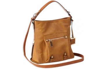 Image of Bulldog Cases &amp; Vaults Hobo Anna Purse W/ Holster, Cognac, BDP-054