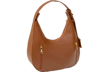Image of Bulldog Cases &amp; Vaults Hobo Style Shoulder Bag, Cognac, BDP-092