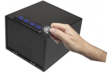 Image of Bulldog Cases &amp; Vaults Magnum LED Quick Vault,RFID Access and Shelf,14x10x8in BD4040