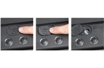 Image of Bulldog Cases &amp; Vaults Magnum LED Quick Vault,RFID Access and Shelf,14x10x8in BD4040