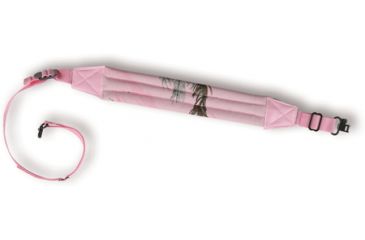 Image of Bulldog Cases &amp; Vaults Pink APHD Camo Deluxe Padded 1in. Rifle Sling, w/ Swivels BD815PCS