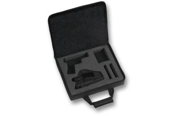 Image of Bulldog Cases &amp; Vaults 14x12in Black Pistol Case w/ Holster - Taurus &amp; Beretta Model 92 BD568