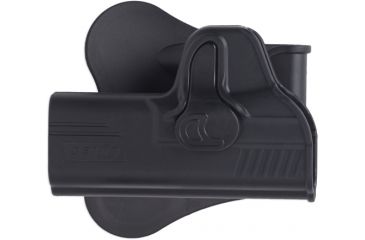 Image of Bulldog Cases &amp; Vaults Rapid Release Polymer Holster With Paddle For S&amp;W Bodyguard .380 Black Right Hand