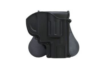 Image of Bulldog Cases &amp; Vaults Rapid Release Polymer Holster with Paddle, Sig Sauer P320, Right Hand, Black, RR-S320