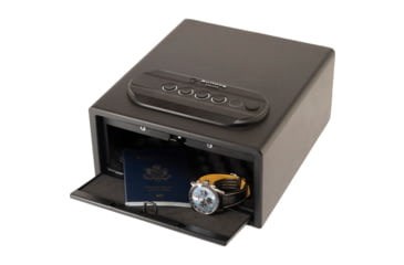 Image of Bulldog Cases &amp; Vaults Trio LED/Biometric Single Quick Vault, Black, BD70TV