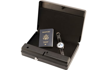 Image of Bulldog Cases &amp; Vaults Trio LED/Biometric Top Load Quick Vault, Black, BD74TV