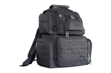 Image of Bulldog Cases Tactical Range Handgun, Medium, Back Pack, Poly Oxford Nylon Construction, Black, BDT414B