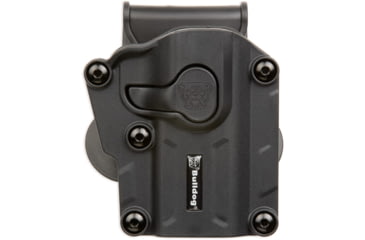 Image of Bulldog Cases &amp; Vaults Bulldog Max Multi-fit Polymer Paddle Holster, Compact/Full-Size Semi-Auto Pistols, Right Hand, Black, MX001SC