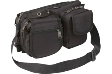 Image of Bulldog Cases &amp; Vaults Deluxe Satchel Go Bag/Waist Pack, Black, BDT403B