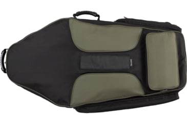 Image of Bulldog Cases &amp; Vaults Extreme Dual Bow Case, Black/Green, 37in x 18in x 11.5in, BD-XCBG